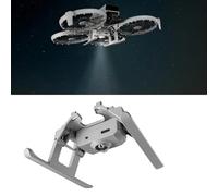 LICHIFIT Foldable Landing Gear with Flash LED Lights for DJI FLIP Drone Illuminated Extended Legs Warning Flashing Light Heightening Bracket Night Flight Lights Kickstand Height Enhancement Stand