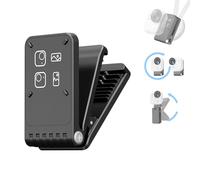 LICHIFIT Magnetic Mount Backpack Clip for Insta360 GO Ultra, Camera Base with Hat/Collars Clamp Quick Release Stand Adapter Angle Adjustable POV Shooting Bracket Clip-On Expansion Accessory