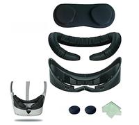 LICHIFIT VR Headset Face Cover PU Breathable Eye Mask Facial Interface Bracket Cushion Pad Lens Cover Rocker Caps for PICO4 Accessories Kit