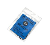 LICHIFIT Watch Back Cover Sealing Ring Waterproof Ring Gaskets 0.5/0.6/0.7/0.8mm Elastic Rubber O-Ring Black Watch Repair Accessories