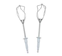 Lichtblau 653471 Whisk for Bosch Hand Mixer - Replacement Whisk - Suitable for MFQ30, MFQ35, MFQ4, MQ95, MQ96 - 4 Wire - White - Plastic & Metal - Durable - 4.5cm x 4.5cm x 21cm