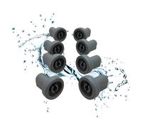 Lichtblau Set of 8 Basket Wheels 5028696700/0 I Replacement Wheels for Dishwasher Basket Suitable for Upper Basket I Dishwasher Wheels Compatible with AEG, Electrolux, Privileg and much more.