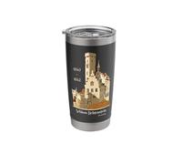 Lichtenstein Castle, Germany, Hand Drawing Stainless Steel Insulated Tumbler