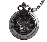 LICHWEST Pocket Watch Vintage Pocket Watch Retro Nostalgic Mechanical Movement Pocket Watch Romaji Watch Mens Womens Watch