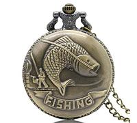 LICHWEST Style Vintage Old Antique Motorcycle Quartz Pocket Watch Analog Pendant Best Gift Clock with Necklace