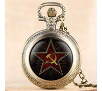 LICHWEST Vintage Hero Quartz Pocket Watch for Men Antique Bronze Pendant Watches Women Necklace Clock Gifts