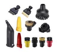 Licipe Compatible With Karcher Steam Vacuum Cleaner Machine SC1 SC2 SC3 SC4 SC5 SC7 CTK10 CTK20 Parts Brush Head Powerful Nozzle Accessories(Set-11)