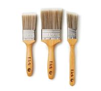 Lick Flat & Angled Paint Brushes - Set of 3