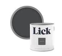 Lick Black 01 Eggshell Emulsion Paint, 2.5L