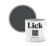 Lick Black 01 Matt Emulsion Paint, 2.5L