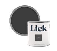 Lick Black 02 Eggshell Emulsion Paint, 2.5L