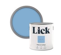 Lick Blue 10 Matt Emulsion Paint, 2.5L