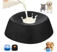Lick Bowl for Dogs - 2026 New Dog Lick Bowl Roller Dall, Slow Feed Liquid Bowl, Slow Feeder Dog Bowls for Liquid Treat, Anti-Slip Base, Easy Clean for Dogs Cats Large Medium Small (Black)