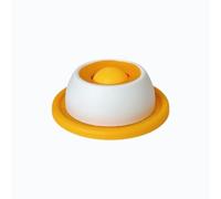 Lick Bowl for Dogs & Cats - Anxiety Relief Slow Feeder with Non-Slip Base,Slow Down Eating Speed and Add More Fun for Your Dog and Cats,Entertained Ball-in (Yellow)
