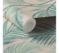 Lick Green & Pink Jungle 02 Textured Wallpaper