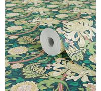 Lick Green Wildflowers 01 Textured Wallpaper