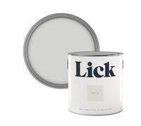 Lick Grey 01 Eggshell Emulsion Paint, 2.5L