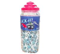 Lick-It Blue Raspberry Lollipops - 150-Count Tub | Bold & Vibrant Blue Sweets | Intense, Long-Lasting Flavor | Perfect for Parties, Gift Bags & Fun Treats