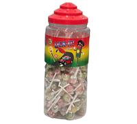 Lick-It Traffic Light Lollipops - 150pcs Bulk Retro Sweets - Fruity Red, Amber & Green Flavours - Classic Party Lollies for Kids, Pick & Mix, Events & Gifts