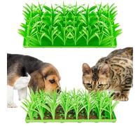 Lick Lawn for Cats, Lick Lawn Enrichment Mat, Silicone Grass Mat for Cats, LickLawn for Cat, NEW Silicone Slow Feeding Snuffle Mat for Cat and Dogs, for Foraging and Stress Relief