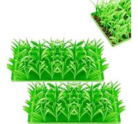 Lick Lawn for Cats, LickLawn for Cats, Lick Lawn Enrichment Mat, Green Grass Silicone Slow Food Mat, Pet Slow Feeding Mat for Indoor (2)