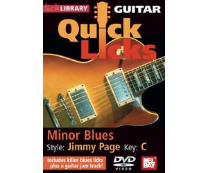 Lick Library: Guitar Quick Licks - Jimmy Page Minor Blues [DVD]