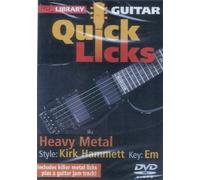 Lick Library: Quick Licks - Kirk Hammett Heavy Metal [DVD]