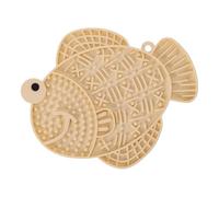 Lick Mat for Cats, Lick Mat for Dogs - Fish-Shaped Lick Mat Made of Silicone for Puppies - Lick Pad for Dogs, Treat Toy for Dogs, Toy for Enriching Puppies with Suction Cup for Bathing