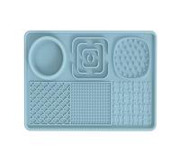 Lick Mat for Dog Cat Pet, Slow Feeder & Non-Slip Design, Puppy Silicon Feeding Bowl Food Mat for Anxiety Relief, Bath Peanut Butter Slow Eating, Anti-Slide Pet Healthy Treat