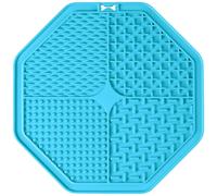 Lick Mat for Dogs : 20cm x 20cm : Dog Safe Silicone : Great with Dog Peanut Butter : Suction Cups for fixing to tiles when Grooming and Washing