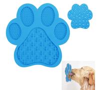 Lick Mat For Dogs & Cats,Slow Treater Mat With Suction Cups For Pet-Blue