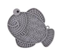 Lick Mat for Dogs, Lick Mat for Cats, Fish Shaped Lick Mat Silicone for Puppies, Treat Toys for Dogs, Puppy Lick Pad with Suction Cup for Small Dogs, Bathing, Boredom Cat
