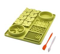 Lick Mat for Dogs with Suction Cups,Silicone Dog Lick Mat,Slow Feeder Bowl,Dog Puzzle Toy,Interactive Sniff Mat for Bored Puppies,Snuffle Mat for Pet Smell Training and Slow Eating