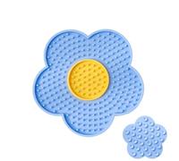 Lick Mat for Small Dogs - Lick Mat for Pets | Slow Feeder Mat for Healthy Eating, Lick Mat Improves Butter Lick Pad Experience, Interactive Pet Toy, Flower Silicone Pad