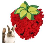 Lick Mats For Dogs, snufle Mat For Dogs, Dog snufle Mat, Pet Sniffing Mat | Interactive Pet Slow Feeder Mat | Pet Forage Mat Slow Feed Mat With Strawberry Shape For Dog, Puppy, Cat, rabit