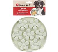 LICK PAD FLEUR LIGHT GREEN ROUND DIAMETER 20CM