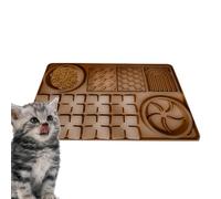 Lick Pads for Dogs | Food Licking Pads Slow Feeder Bowl - Pets Bathing Grooming Training Calming Mat for Small, Medium, Large Cat Pet