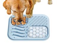 Lick Pads For Dogs - Silicone Non-slip Puzzle Feeder, Dog, Licking Mat With Strong Suction Cup Dog Cat Treat Feeding Mat | Puppy Training Enrichment Toy For Home Bath