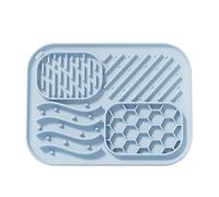 Lick Pads for Dogs - Silicone Non-Slip Puzzle Feeder | Slow Feeder with Suction Cup | for Training Feeding Treat Puppy Home Cat Enrichment Pet Mental Stimulation Dishwashing