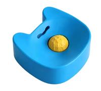 Lick Plates for Dogs - 14 x 13 x 6 cm Rotating Round Interactive Slow Feeder | Clean Tongue Coating and Reduce Boredom Lick Tray for Pets Funny Puzzle Food