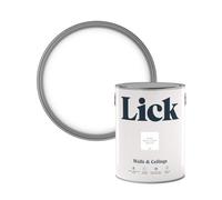 Lick Pure Brilliant White 00 Matt Emulsion Paint, 5L
