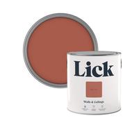 Lick Red 01 Matt Emulsion Paint, 2.5L