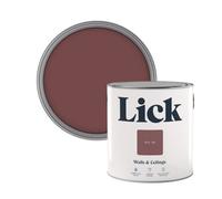 Lick Red 06 Matt Emulsion Paint, 2.5L