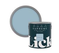 Lick Supreme Blue 04 Flat Matt Multi-Surface Emulsion Paint, 2.5L