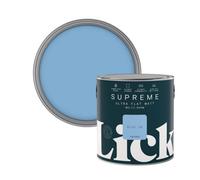 Lick Supreme Blue 10 Flat Matt Multi-Surface Emulsion Paint, 2.5L
