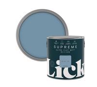 Lick Supreme Blue 18 Flat Matt Multi-Surface Emulsion Paint, 2.5L
