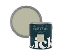 Lick Supreme Green 01 Flat Matt Multi-Surface Emulsion Paint, 2.5L