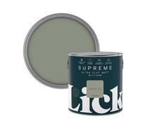 Lick Supreme Green 02 Flat Matt Multi-Surface Emulsion Paint, 2.5L
