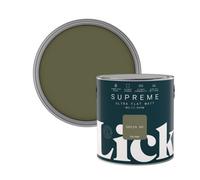 Lick Supreme Green 05 Flat Matt Multi-Surface Emulsion Paint, 2.5L