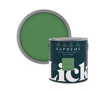Lick Supreme Green 07 Flat Matt Multi-Surface Emulsion Paint, 2.5L